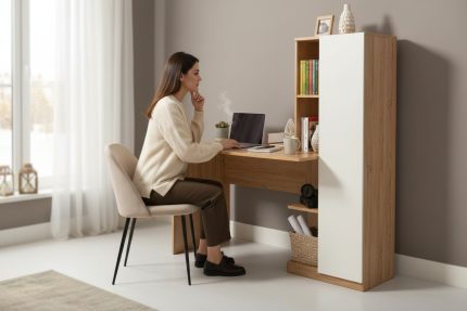 ESCRITORIO ESTANTE MODELO ERIKA